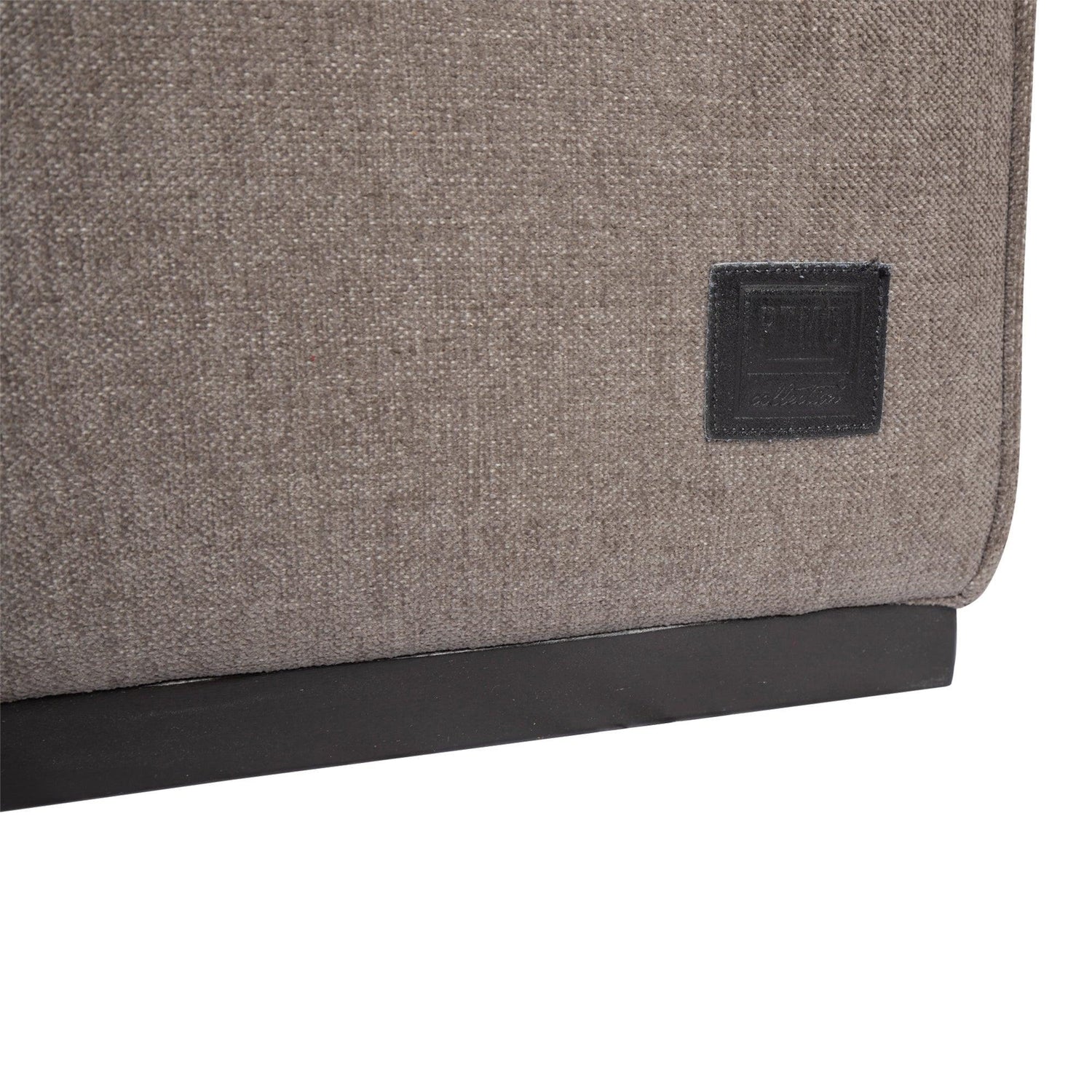 Block Bank - Guard 12 - Hoekstuk - Taupe , , PTMD , livinglovely.nl