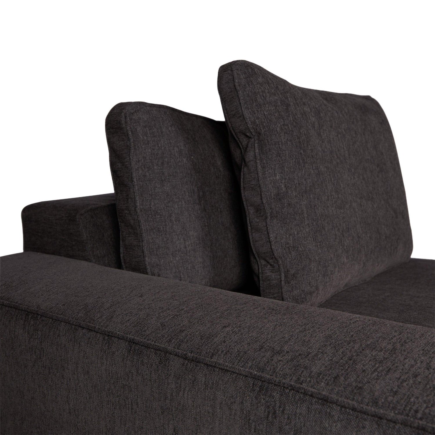 Block Bank - Guard 66 - Chaise Longue Arm Links - Graphite , , PTMD , livinglovely.nl