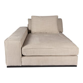 Block Bank - Silent 01 - Chaise Lonque Arm Links - Naturel , , PTMD , livinglovely.nl