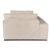 Block Bank - Silent 01 - Chaise Lonque Arm Links - Naturel , , PTMD , livinglovely.nl