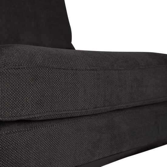 Block Bank - Silent 66 - Chaise Longue Arm Links - Graphite , , PTMD , livinglovely.nl