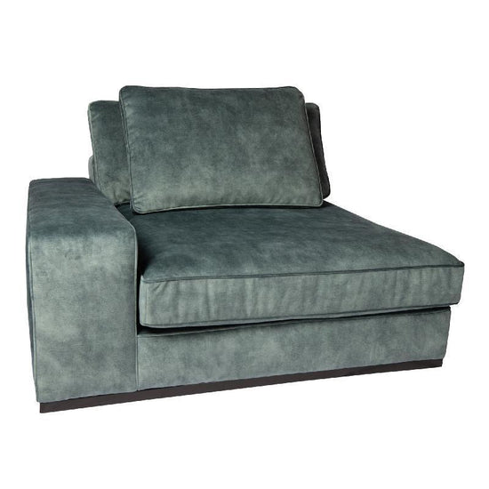 Block sofa - arm links- Adore 158 - Petrol , , PTMD , livinglovely.nl