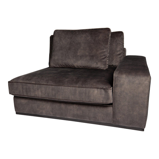 Block sofa - Arm rechts - Adore 68 - Anthracite , , PTMD , livinglovely.nl