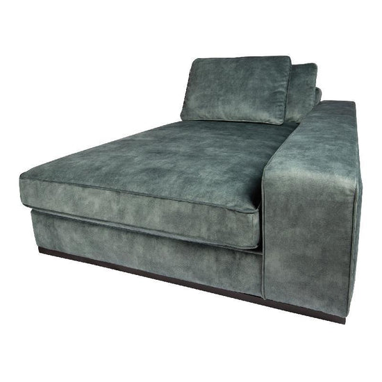 Block sofa - Chaise Longue Arm rechts - Adore 158 - Petrol , , PTMD , livinglovely.nl