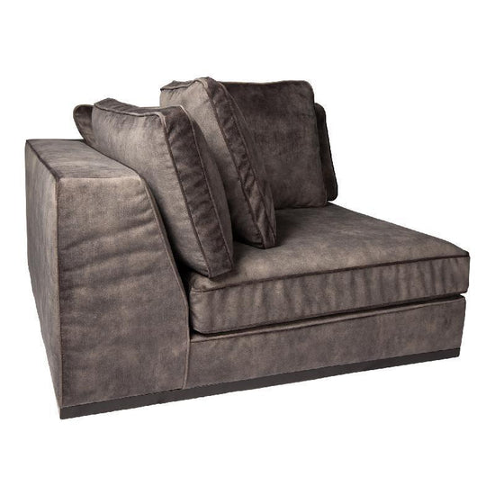 Block Sofa - Hoekstuk -Adore 68 - Anthracite , , PTMD , livinglovely.nl