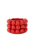 Bloempot Aardbeien Keramiek Rood Small 15.5 cm - Pot - J-Line - livinglovely.nl