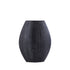 Bloempot Jowad hoog ovaal S- 25x11x31 cm - Aluminium - Grijs PTMD - Pot - PTMD - livinglovely.nl