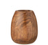 Bloempot Paulownia Bruin Large L43xB43xH52 - Pot - J-Line - livinglovely.nl