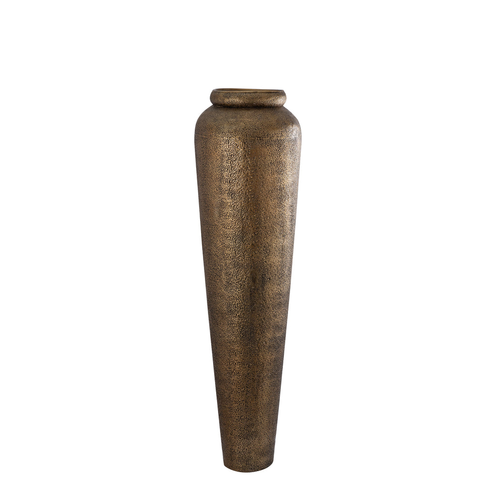 Bloempot Zavir - 56x56x198 cm - Aluminium - Goud PTMD - Pot - PTMD - livinglovely.nl