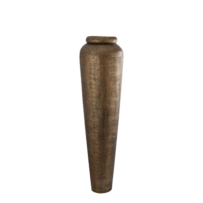 Bloempot Zavir - 56x56x198 cm - Aluminium - Goud PTMD - Pot - PTMD - livinglovely.nl