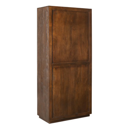Boekenkast Brussel Bruin van Starfurn, 200 cm hoog en 45 cm diep