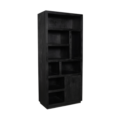 Onderzijde en voet van de Boekenkast Brussel Zwart 90cm van Starfurn