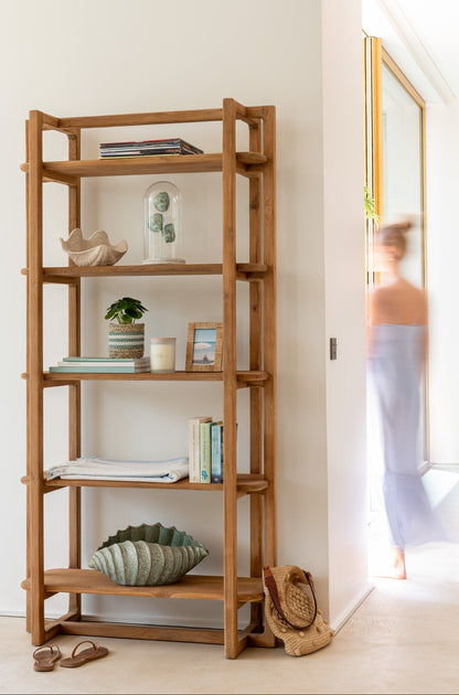 Boekenkast Cakra Gerecycleerd Hout Naturel J-Line