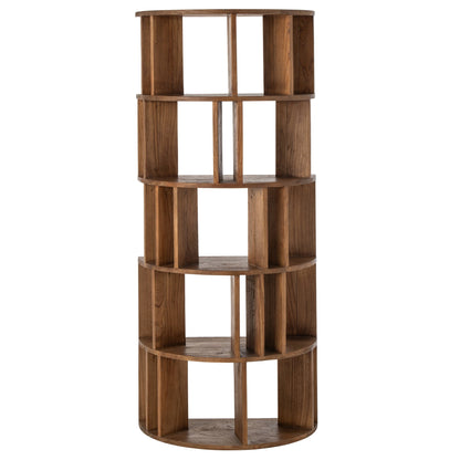 Boekenkast Halve Cirkel Mindi Hout Naturel J-Line
