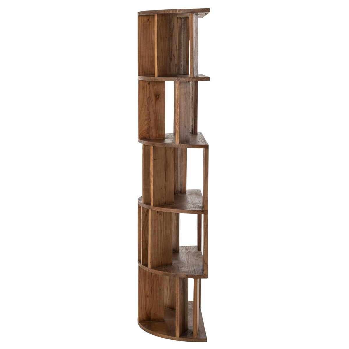 Boekenkast Halve Cirkel Mindi Hout Naturel J-Line