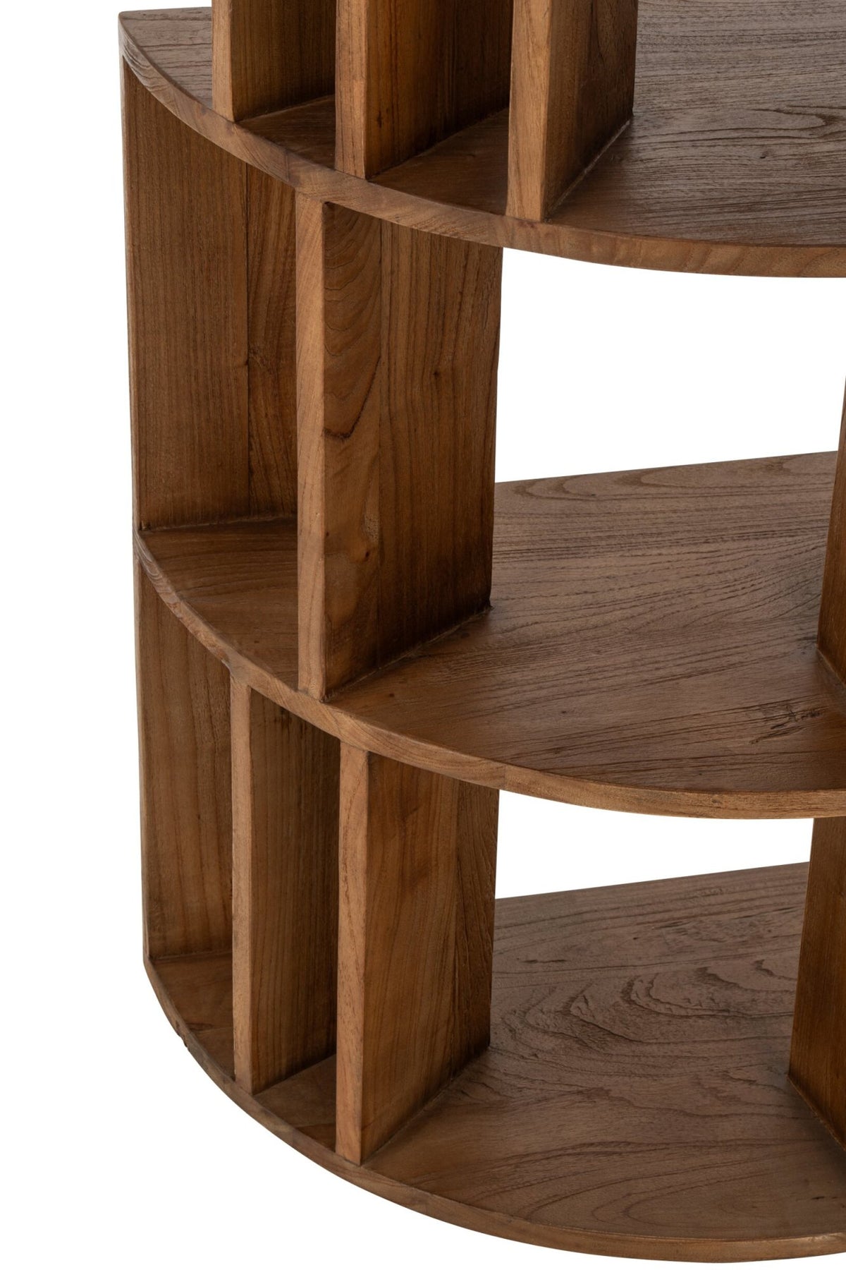 Boekenkast Halve Cirkel Mindi Hout Naturel J-Line