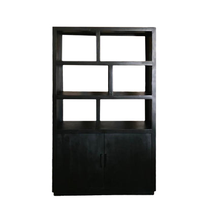 Boekenkast Jaxx 120cm in kala mangohout, L120cm x B45cm x H200cm