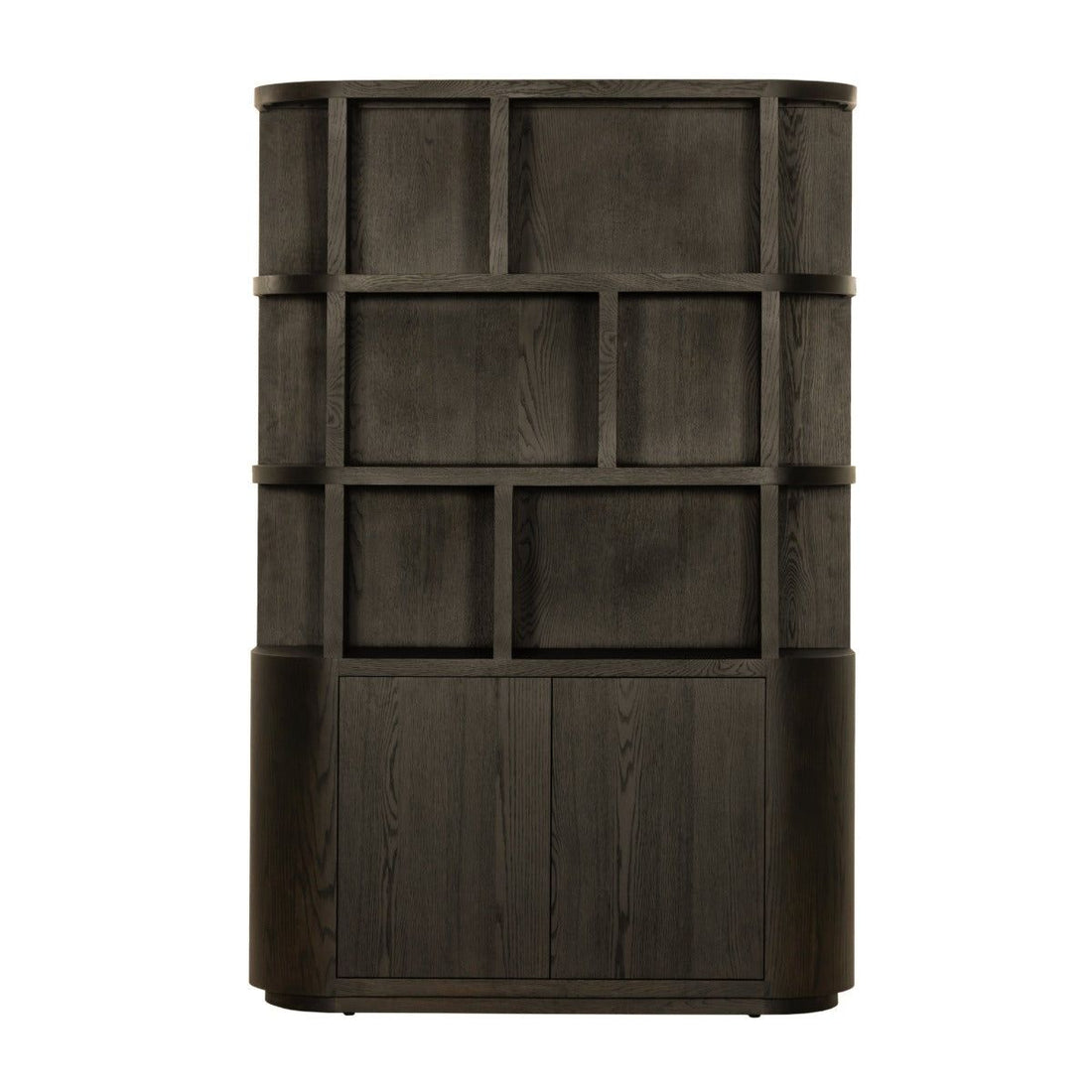Boekenkast Novero eiken espresso 145cm van Livingfurn