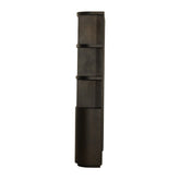 Boekenkast Novero espresso 145cm zijaanzicht