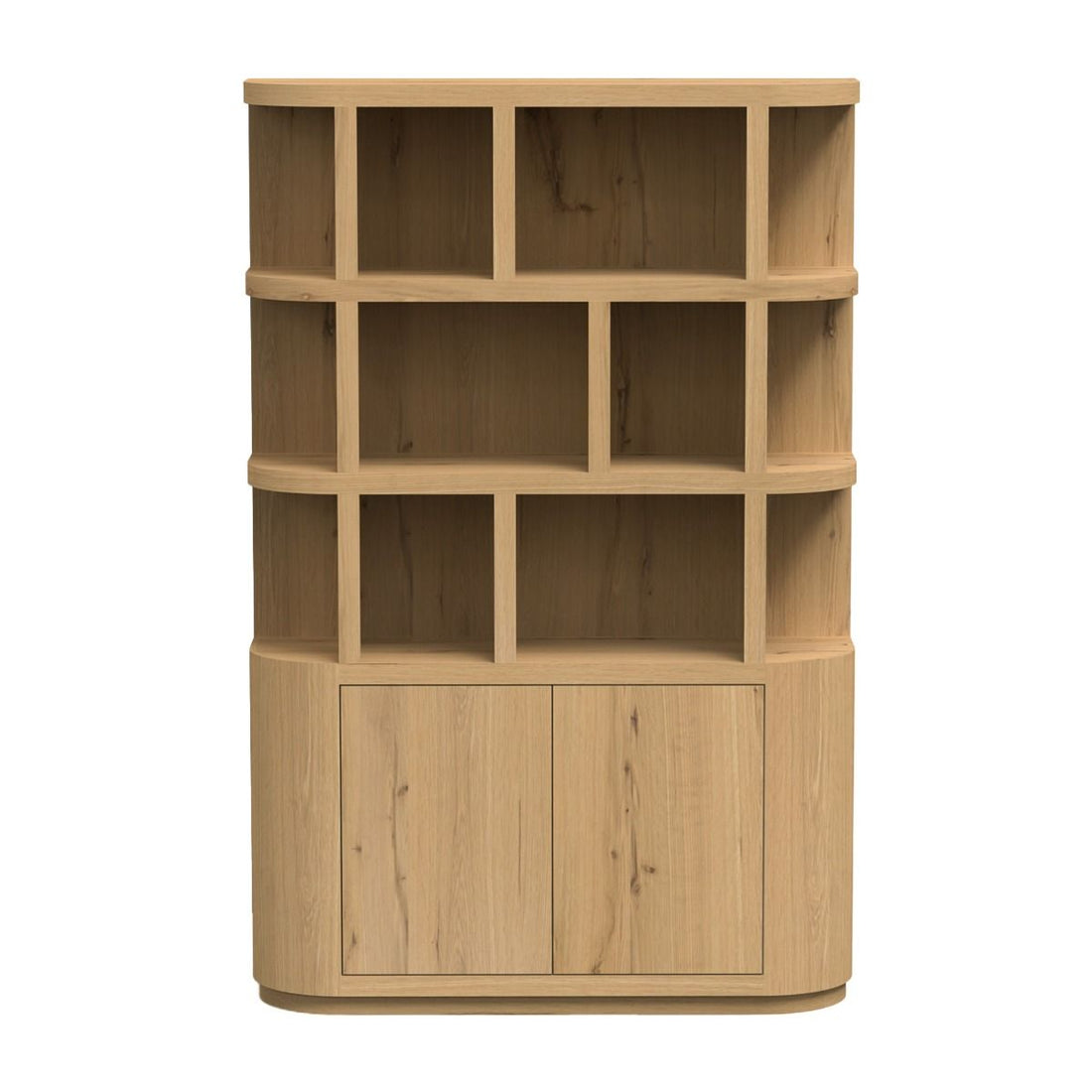 Boekenkast Novero eiken naturel 145cm van Livingfurn