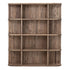 Boekenkast Rush rustiek teakhout naturel 160cm MUST Living