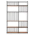 Boekenrek Barra Large van DTP Home, gerecycled teakhout, volledig in beeld op een neutrale achtergrond