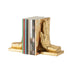 Boekensteun Handen Poly Goud Set van 2 - Boekensteun - J-Line - livinglovely.nl