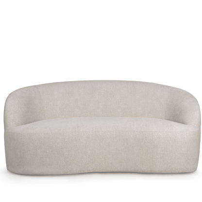 Bohne Cream 9901 Nanci Fabric 2 Seater Sofa PTMD , Bank , PTMD , livinglovely.nl