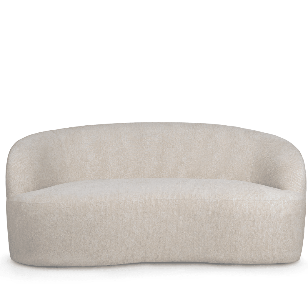 Bohne Cream 9901 Nanci Fabric 2 Seater Sofa PTMD - Bankstel - PTMD - livinglovely.nl