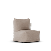 Boho Kid Lounge Taupe van Laui Lounge, grijsbruine kinderstoel van geweven waterafstotende stof