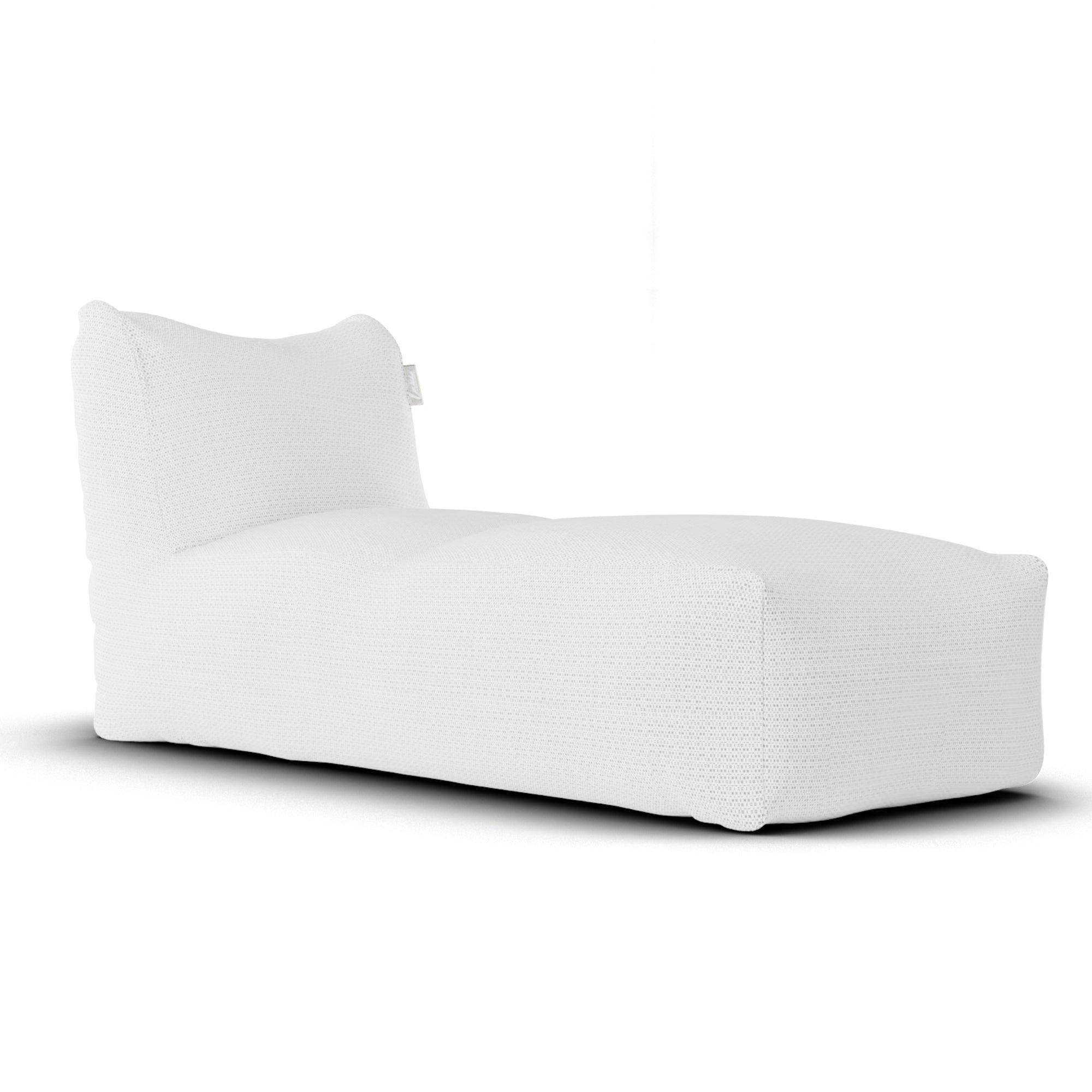 Boho Long Chair White - Laui Lounge™ - Ligbed - Laui Lounge - livinglovely.nl