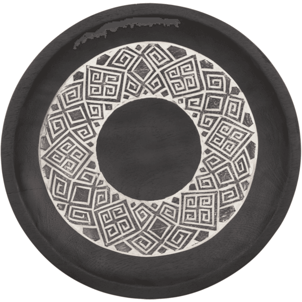 Bord Tribal teakhout naturel Ø39cm MUST Living