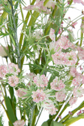 Bouquet Mix Flowers Artificial Pink - Kunstbloem - J-Line - livinglovely.nl