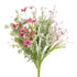 Bouquet Mix Flowers Artificial Pink - Kunstbloem - J-Line - livinglovely.nl