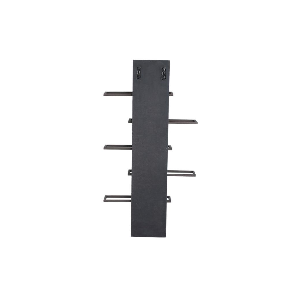 Brendan Wijnrek S - 34x10x64 cm - Staal - Bruin PTMD - Wijnrek - PTMD - livinglovely.nl