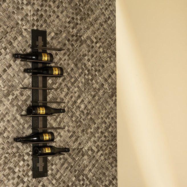 Brendan Wijnrek S - 34x10x64 cm - Staal - Bruin PTMD - Wijnrek - PTMD - livinglovely.nl