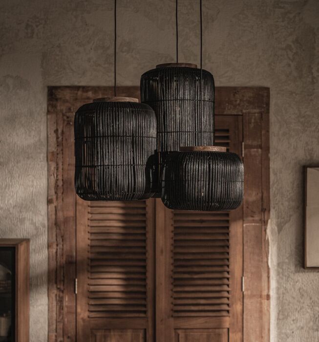 Barrel Hanglamp Charcoal Ø35x43cm dBodhi