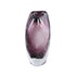 Bryce Purple Thick Angular Glass Vase Regular 13.5x12.5x27cm PTMD - Vaas - PTMD - livinglovely.nl