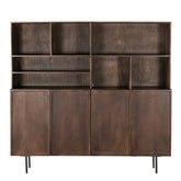 Buffetkast Elan 180cm in chestnut mangohout, L180cm x B45cm x H172cm