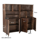 Buffetkast Elan Chestnut 180cm van massief mangohout