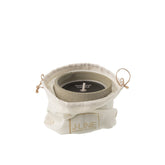 Buitenkaars 16h Rond Paraffine Lichtgroen Small J-Line