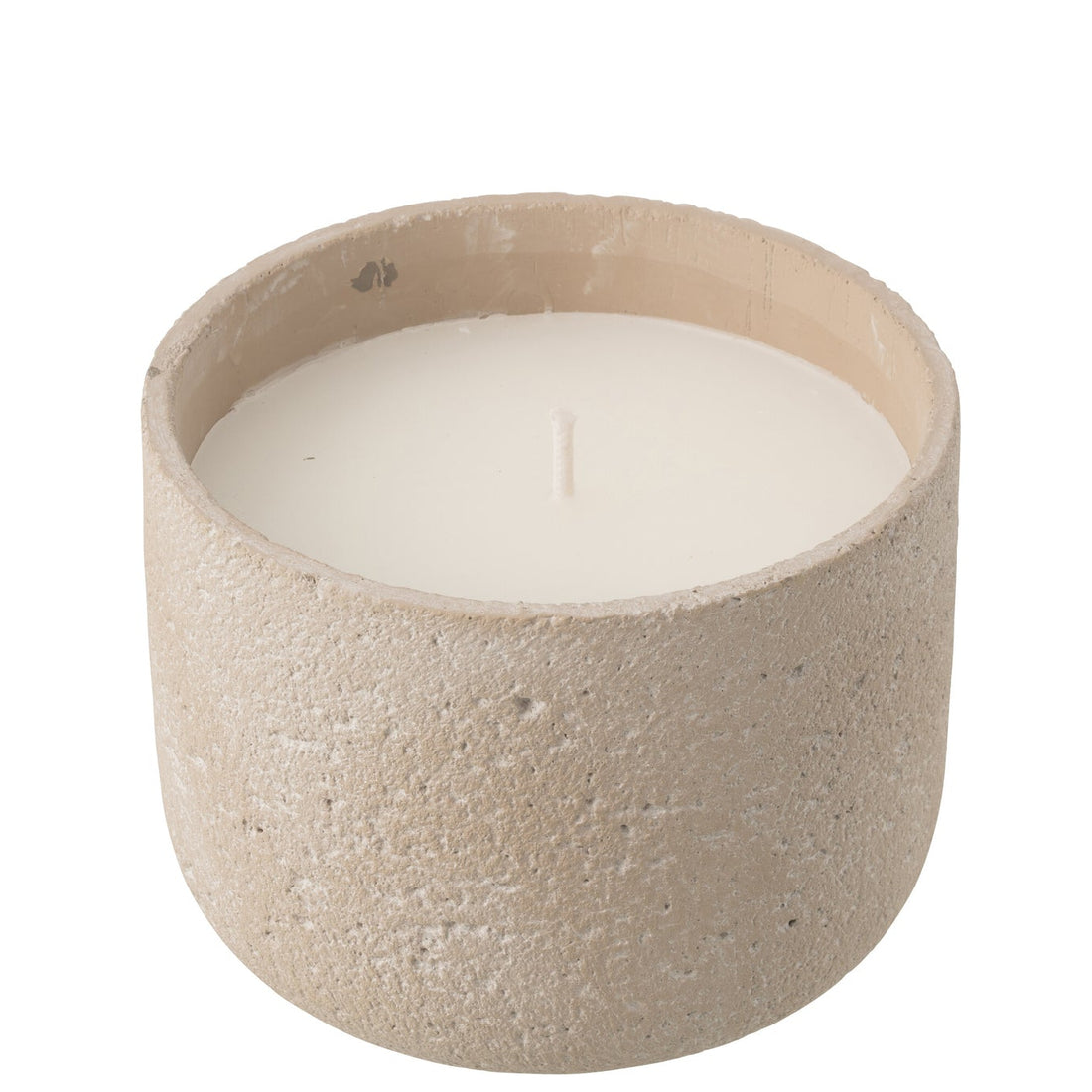 Buitenkaars 47h Rond Paraffine Lichtbeige Large J-Line