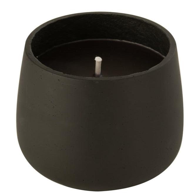 Buitenkaars Cement Zwart Large - 48u - Buitenkaars - J-Line - livinglovely.nl