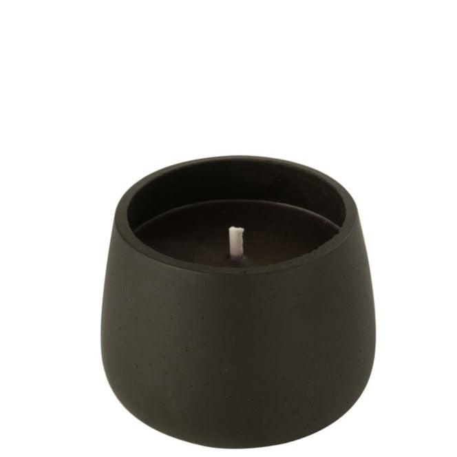 Buitenkaars Cement Zwart Small -18u - Buitenkaars - J-Line - livinglovely.nl
