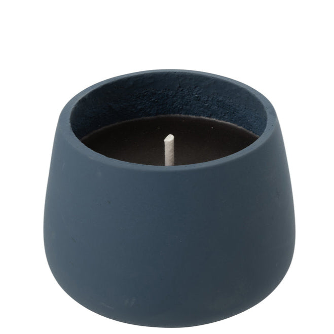 Buitenkaars Cyra Cement Blauw Medium 31uur - Buitenkaars - J-Line - livinglovely.nl