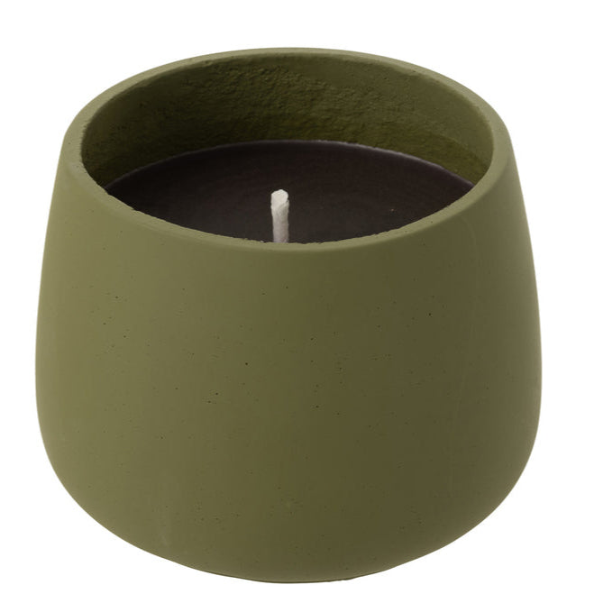 Buitenkaars Cyra Cement Groen Large 48uur - Buitenkaars - J-Line - livinglovely.nl