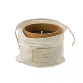 Buitenkaars Cyra Cement Lichtbruin Large - Buitenkaars - J-Line - livinglovely.nl