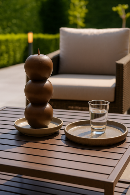 Buitenkaars XXL Giant Triple Sculpture - Buitenkaars - Rustik Lys - livinglovely.nl