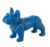 Bulldog Blauw L88cmxB38cmxH63 J-Line - Beeld - J-Line - livinglovely.nl