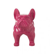 Bulldog Fuchsia L88cmxB38cmxH63 J-Line - Beeld - J-Line - livinglovely.nl